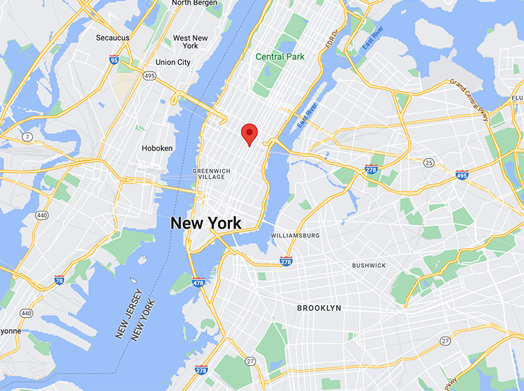 NYC office map