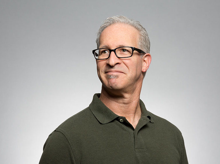 Mature man in a green polo