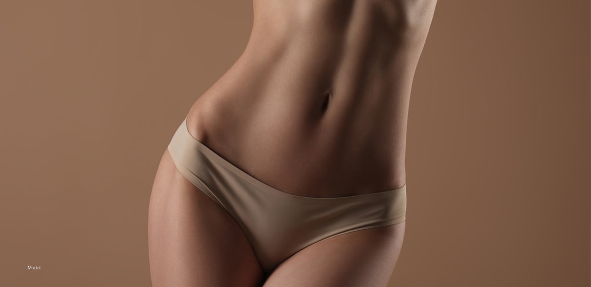 Lower body of a fit woman